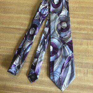 J. Garcia Men's Circular Swirl Tie